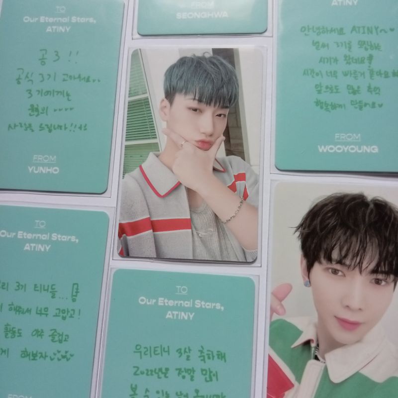 3rd Fankit ATEEZ Yeosang, Jongho, San