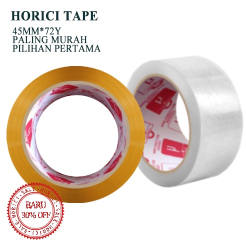 MURAH SUPER CLPER 45mmx72Y LAKBAN BENING DAN COKLAT HORICI TAPE