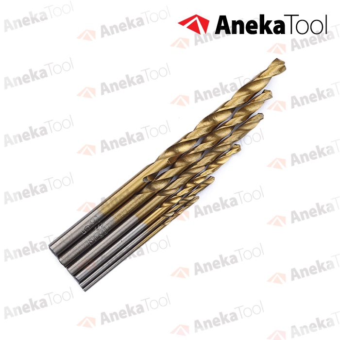 Mata Bor Power Drill Bits Titanium Coated 50 PCS