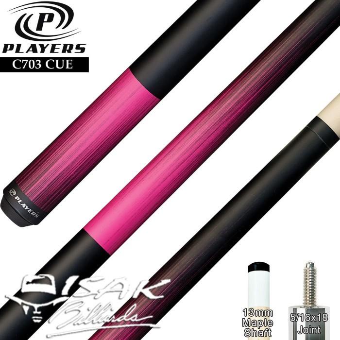 Players C-703 Pool Cue - Maple Billiard Stick Stik Biliar Player Play