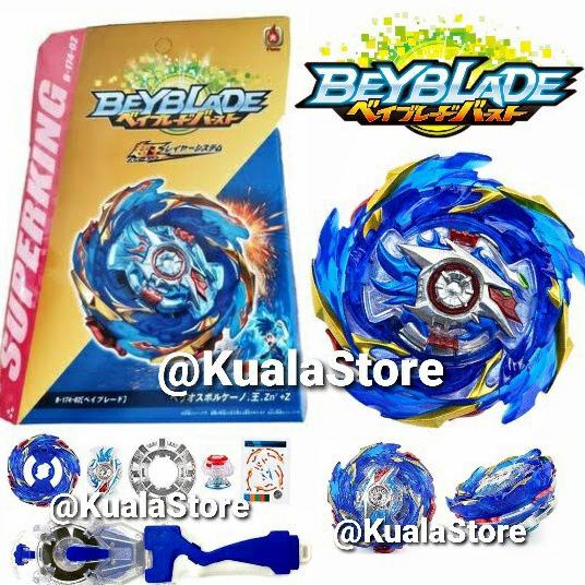 Promo Beyblade Burst Superking Sparking Launcher Helios Volcano B174 Dx