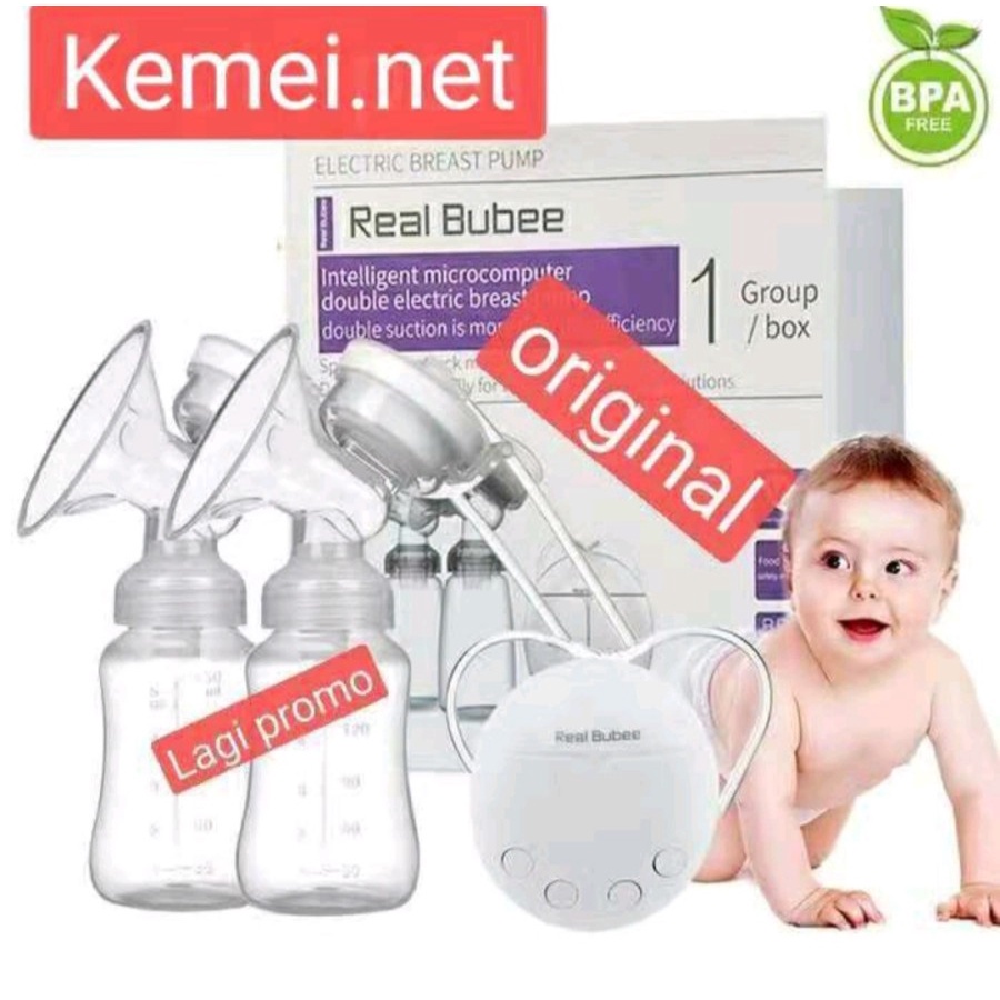 pompa asi manual real bubee manual breast pump