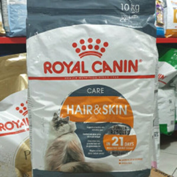 Royal Canin Hair and &amp; Skin Care 10kg 10 kg RC 33 Bulu Makanan Kucing