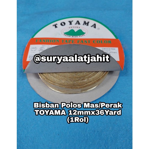 Bisban satin polos Toyama Mas Perak 1Rol @36yrd =rp.52.000/1rol