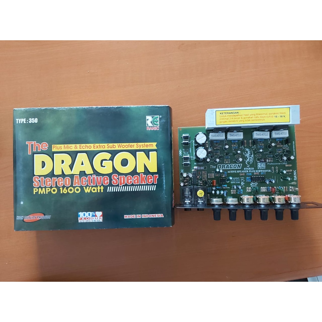 Kit Aktif Speaker "Mic Echo Subwoofer dragon