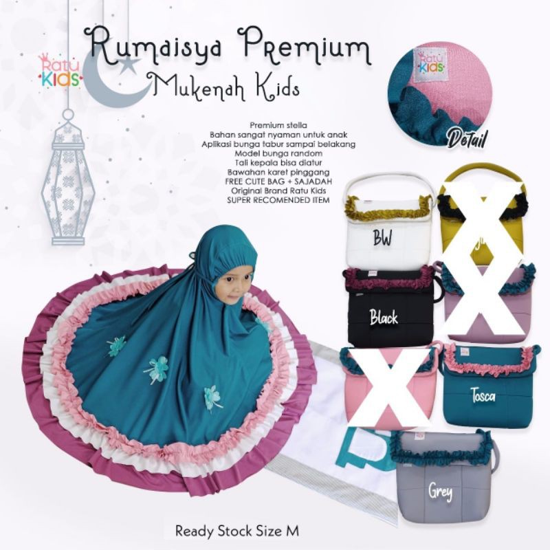 Rumaisya Mukenah Kids RATU MULABEES