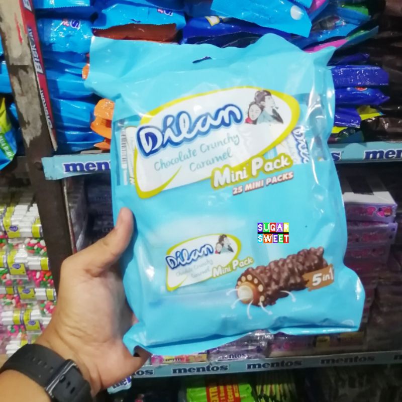 

Dilan Chocolate Crunchy Caramel Mini Pack isi 25 Pcs