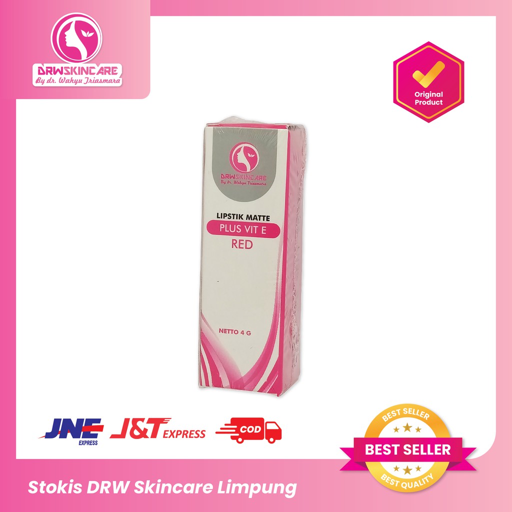 Drwskincare Paket Kecantikan Lipsmatte + Vit E