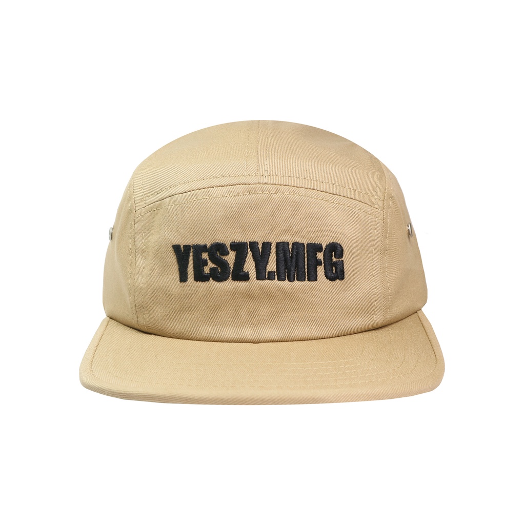 YESZY.MFG Impact Embroidery Khaki 5 Panel Cap