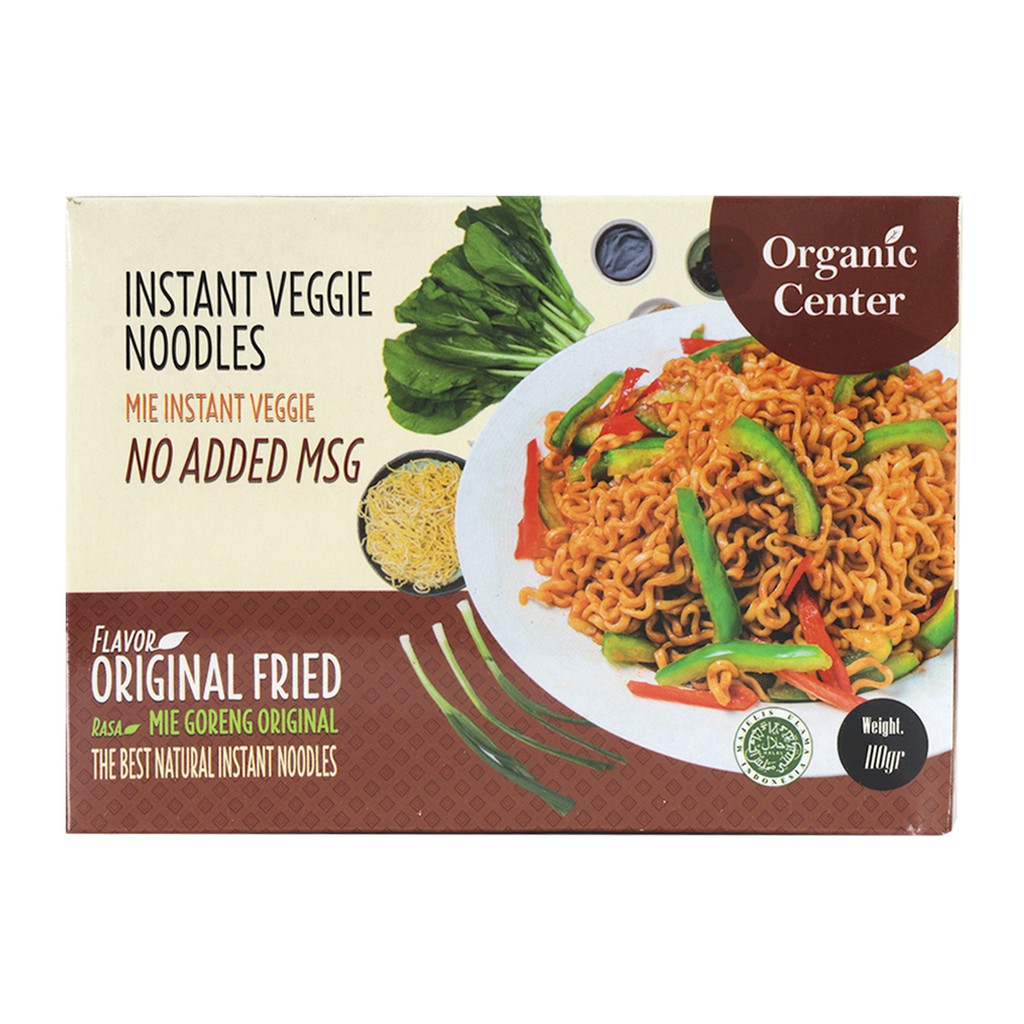 Organic Center Mie  Instant Mie Goreng  Original Noodle 