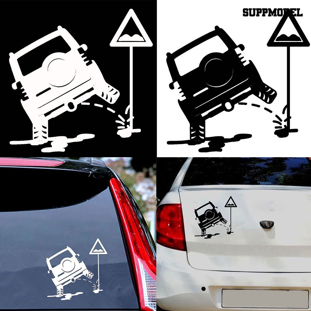 Sticker Decal Reflektor Dekorasi Body Dan Jendela Mobil Motif Gambar Lucu