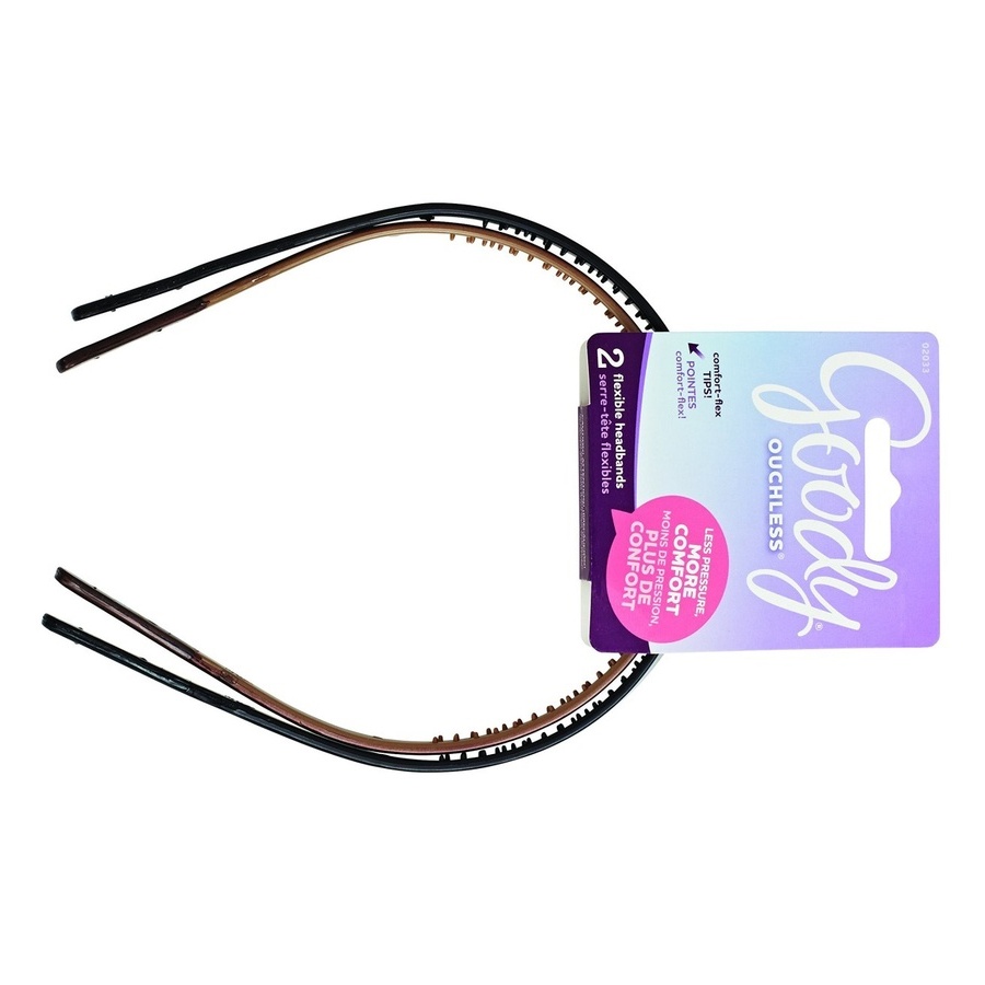 Goody ouchless flex 02033 thin pressure free headband 2ct