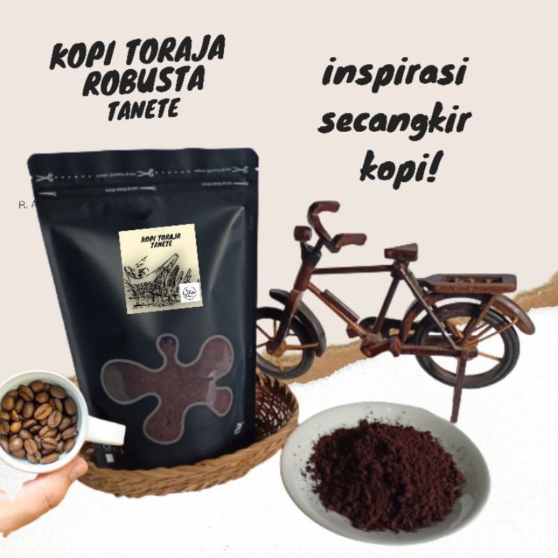 

Kopi Toraja Robusta asli / Coffe Hitam / Cofe Halus / Hitam / kopi bubuk Original (Bubuk dan Biji)