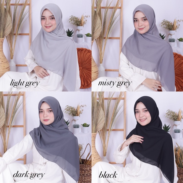 Krudung Bella Square Pollycoton Premium Hijab Segi Empat Bella Square Jilbab Bela Square Premium