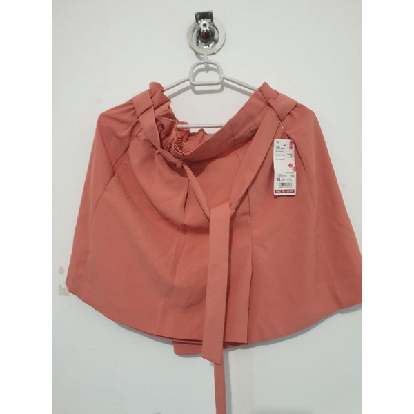 celana Pendek drape ikat pinggang UNIQLO women's  original