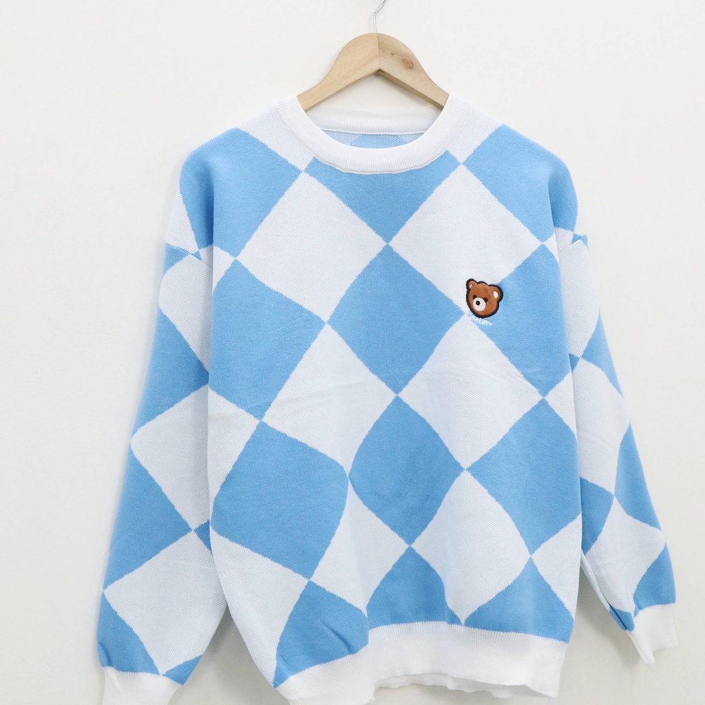 Chesy bear knit sweater - Thejanclothes