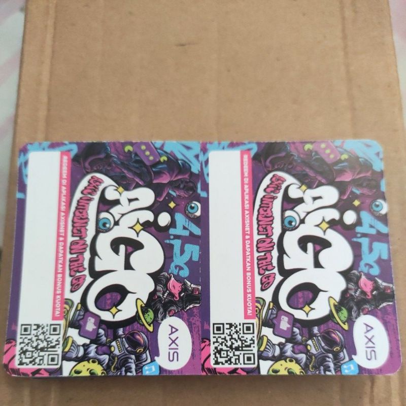 Voucher Kosong Aigo Axis