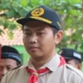 Topi Pramuka Pembina Guru Putri Putra Perempuan Pria Cewe Siaga Warna Coklat