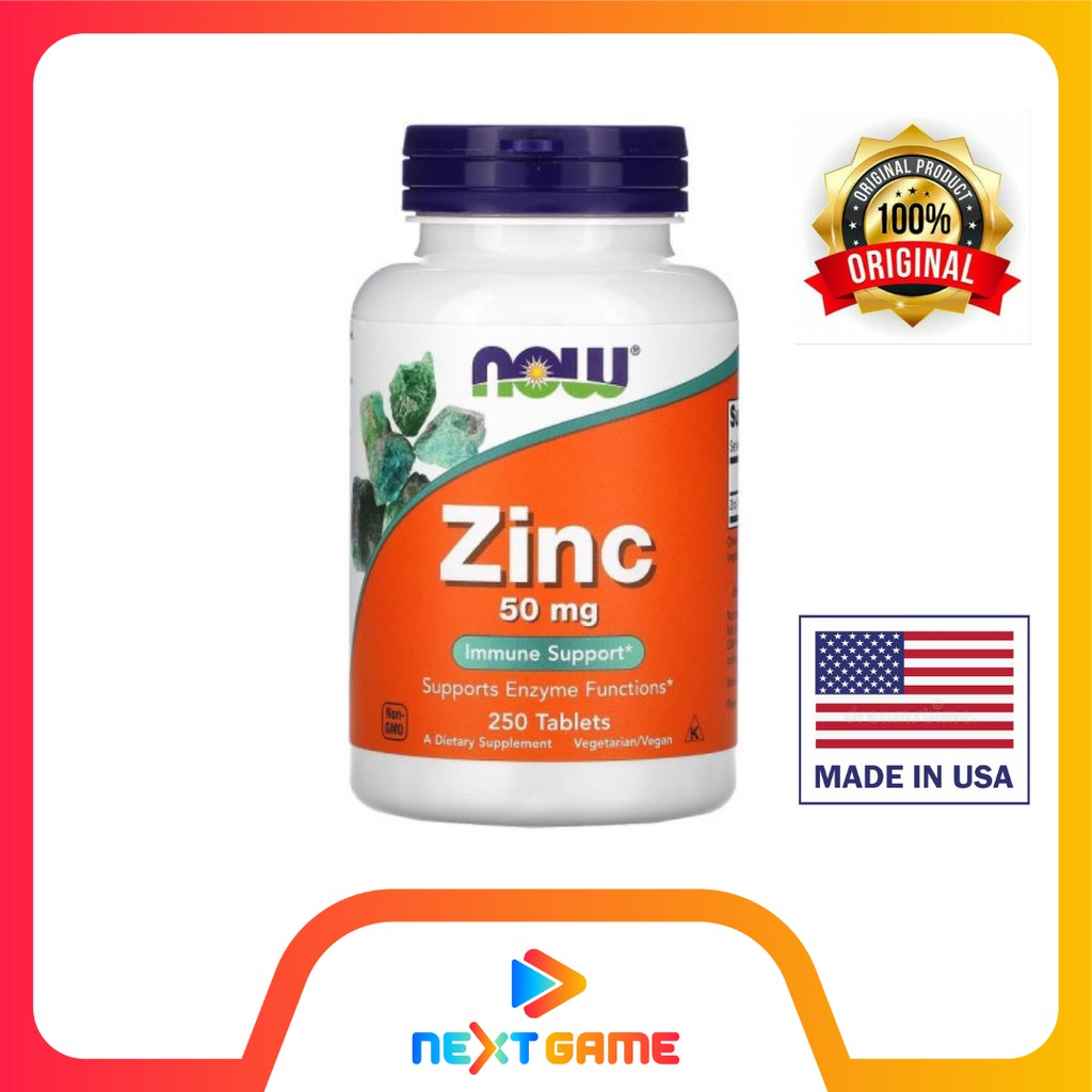 Now Foods Zinc 50mg