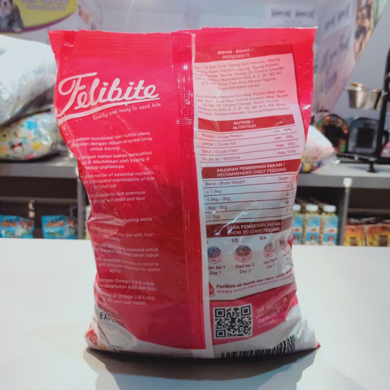 Felibite 500gr / makanan kering kucing / cat food