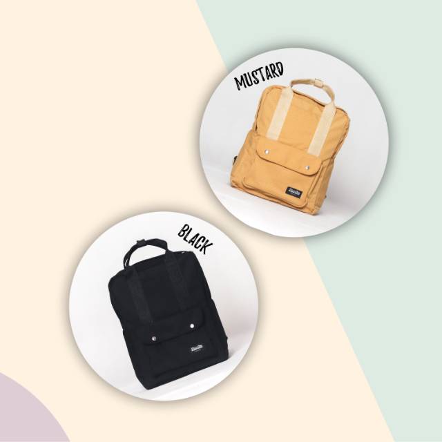 NAMI BLACK Himeku Backpack / Tas Laptop / Ransel / Tas Gendong