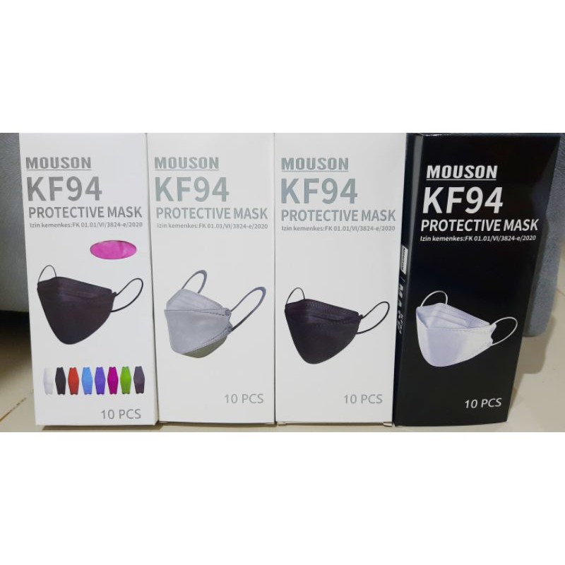 Masker kf94 Mouson isi 10pcs/disposable masker kf94/masker korea/masker black/masker pink