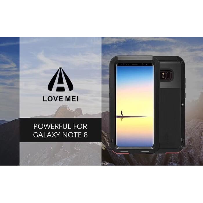 HARDCASE COVER LOVE MEI LUNATIK ALUMINIUM METAL SAMSUNG GALAXY NOTE 8