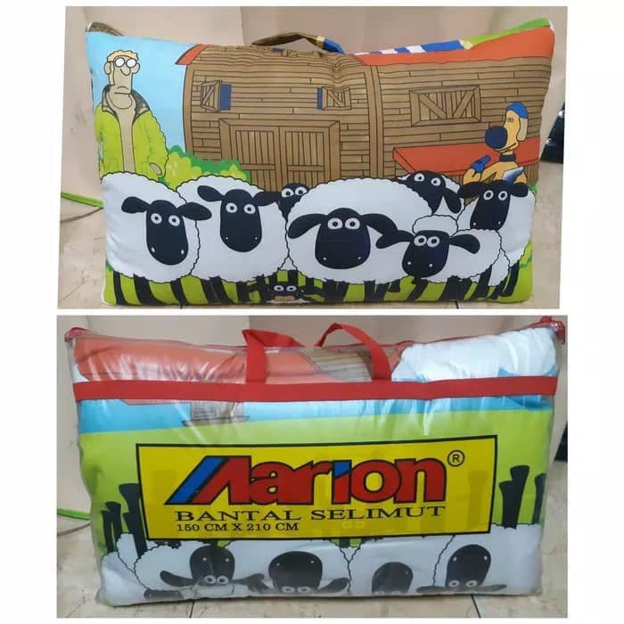 Balmut - Bantal Shaun the Sheep - Balmut karakter - Selimut anak