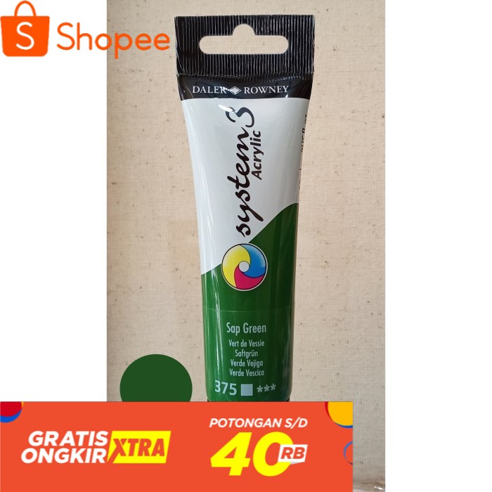 

Cat Akrilik System 3 59 ml warna Sap Green