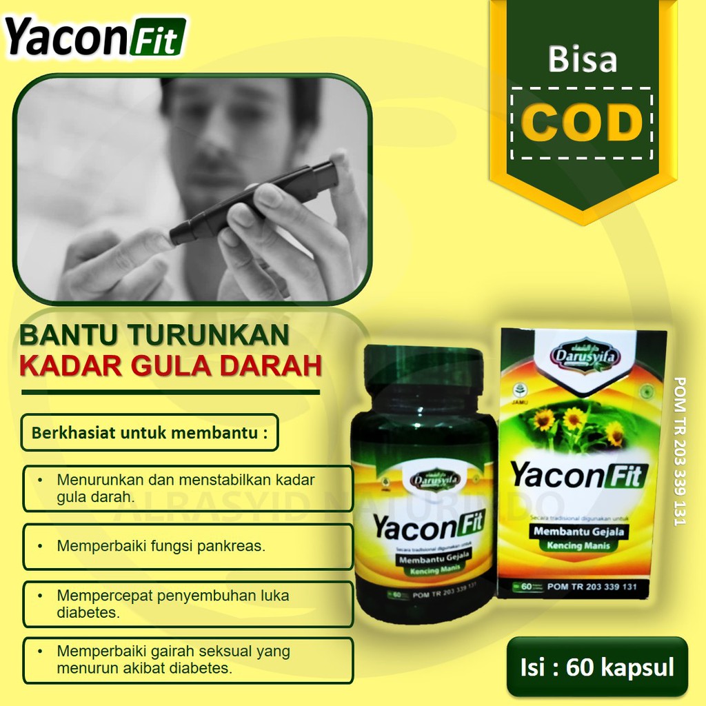 

YACONFIT OBAT HERBAL GULA DARAH DIABETES KENCING MANIS