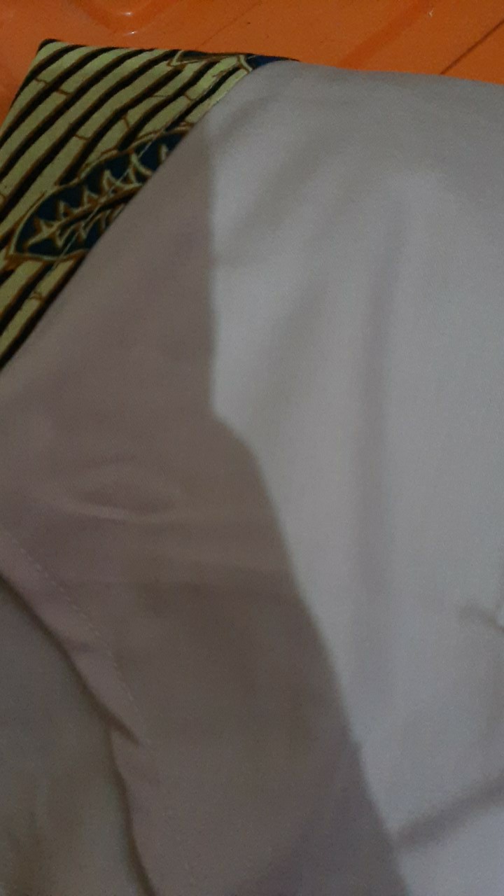 Atasan Batik Wanita Kembang Salur Resleting Belakang 6653