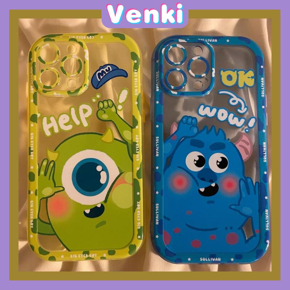 iPhone Case Silicone Soft Case Clear Case Fluorescent Color Airbag Shockproof Protection Camera Cartoon Cute Compatible For iPhone 11 Pro Max 13 Pro Max 12 Pro Max 7Plus xr XS Max