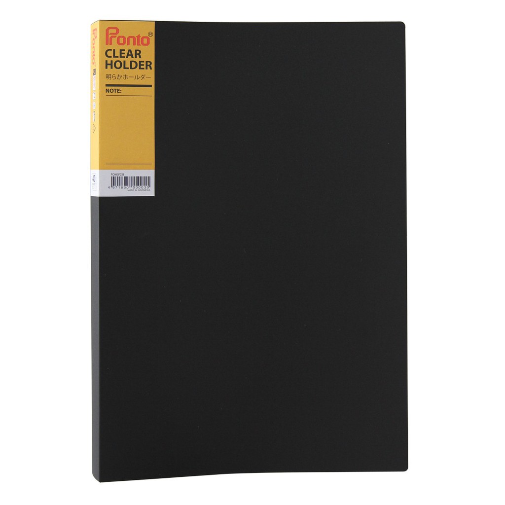 

PRONTO CLEAR HOLDER F4 ISI 20 LBR BLACK