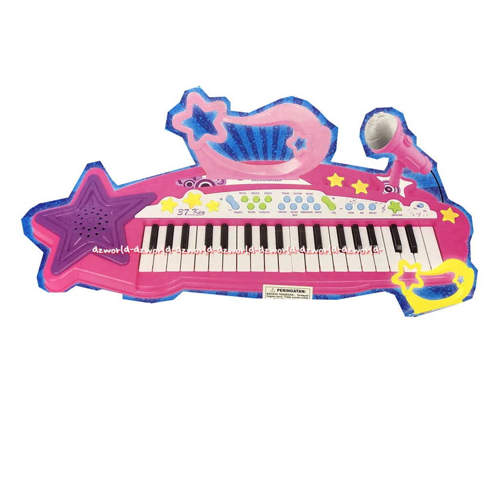 Kiddy Fun Musical Learning Keyboard Electronic Mainan Anak Piano