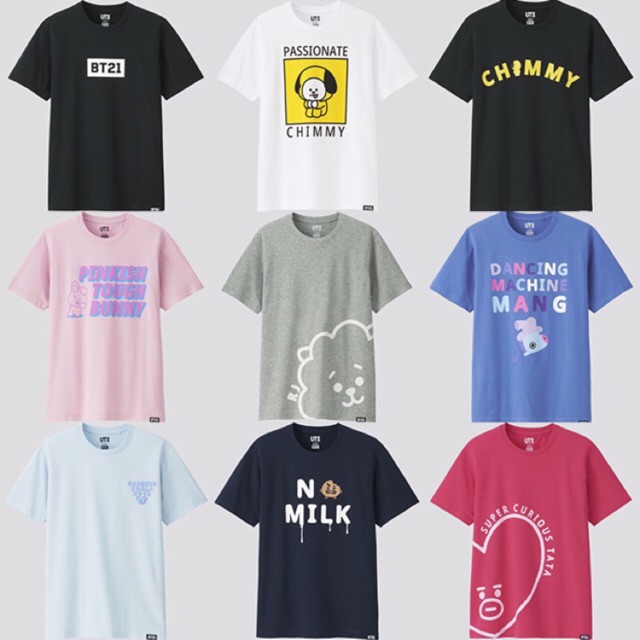  Baju  Uniqlo X Bt21 BAJUKU