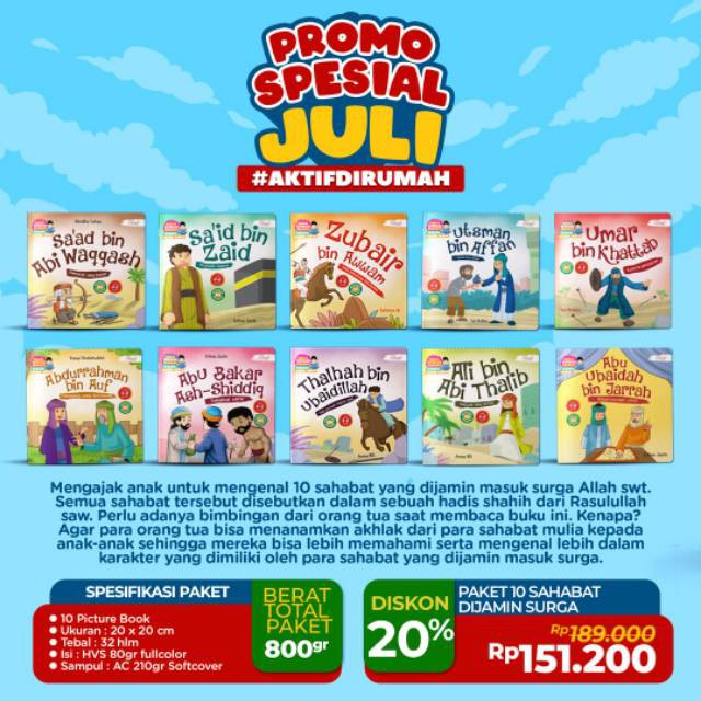 10 SAHABAT DIJAMIN MASUK SURGA