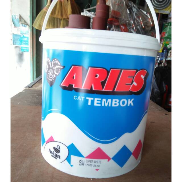  Cat Aries cat tembok 5 kg warna ready Shopee Indonesia