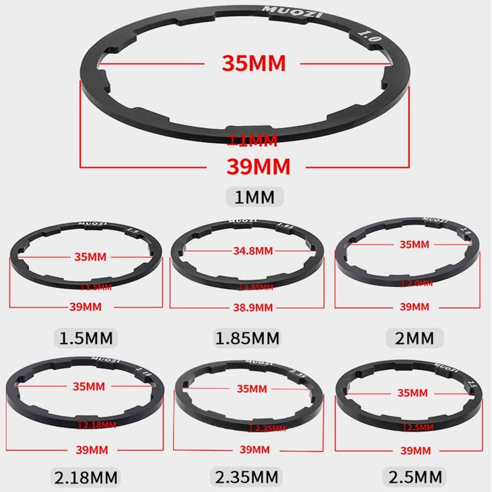 R-FLOWER Hub Sepeda Mesin Cuci Aksesoris Sepeda Jalan1/1.5/2/1.85/2 /2.18 /2.35 /2.5mm Roda Gila Kaset Gasket