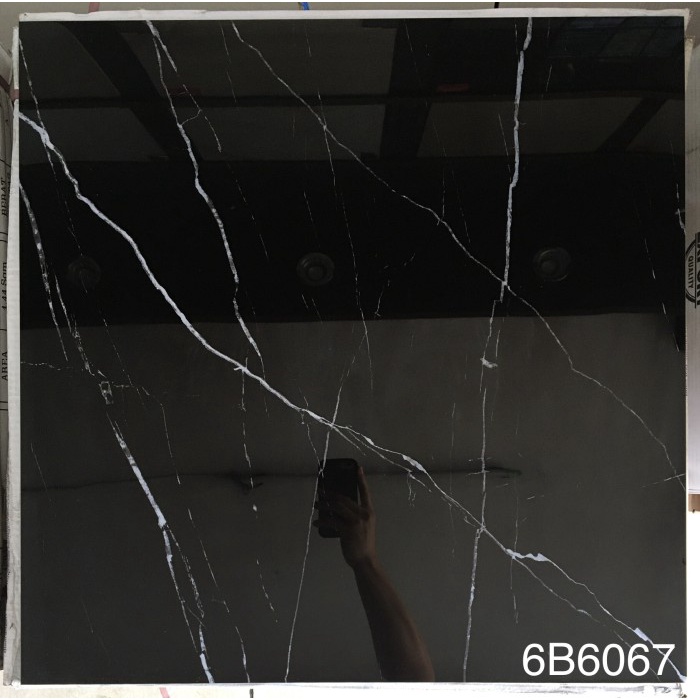 ALICE 6B6067 60 x 60 GRANITE TILE HITAM KERAMIK LANTAI
