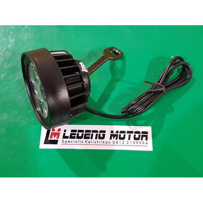 Lampu Sorot Spion Oval LED Cree Epistar 4 Mata 3w Motor Tembak Fokus