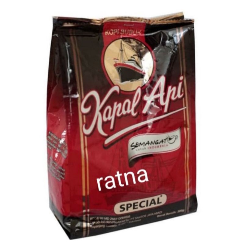 

KOPI KAPAL API SPECIAL / SPESIAL MERAH 380gr SEMANGAT (Kopi Murni)