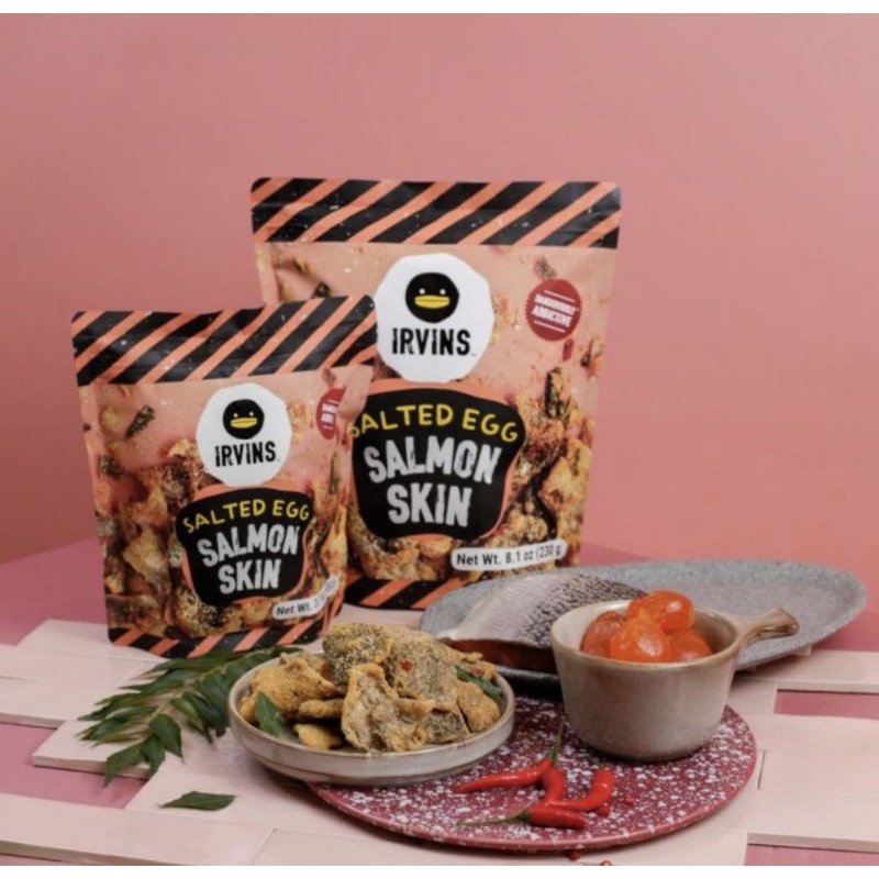 

IRVINS SALTED EGG SALMON SKIN 105 gr SMALL