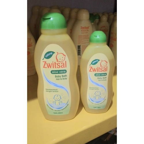 zwitsal baby bath 2 in 1 200ml sabun mandi cair anak-anak