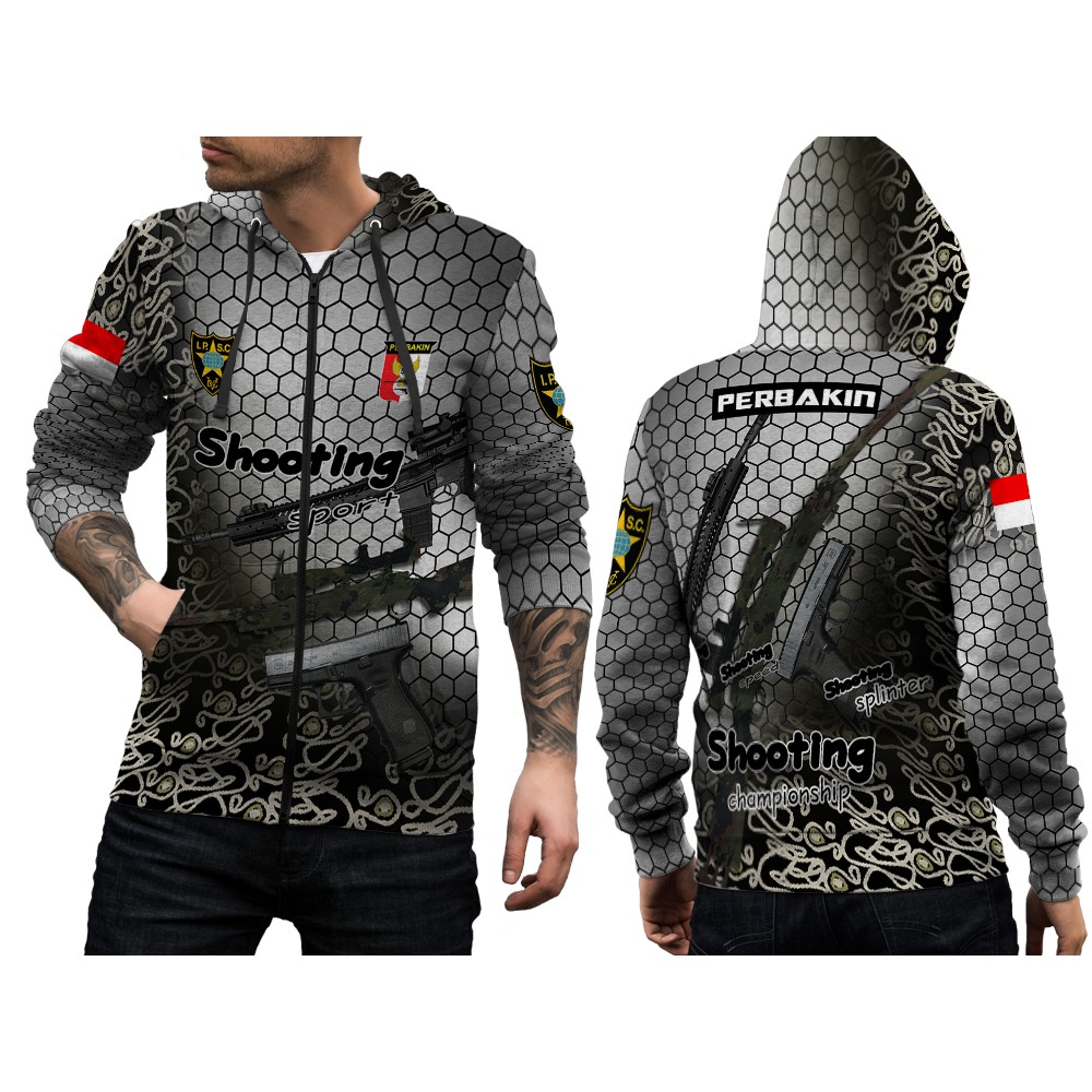 Jaket Perbakin Loreng | Jaket Perbakin Terbaru | Jaket Perbakin Pria | Jaket Perbakin Zipper