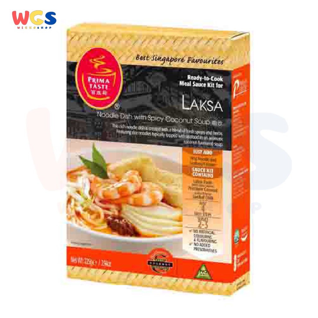 

Prima Taste Meal Sauce Kit Laksa Noodle Dish With Spicy Coconut Soup 225g - Bumbu Laksa