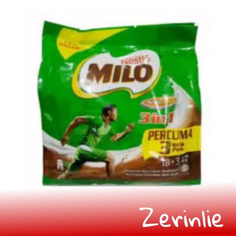 

[DISCOUNT 07D96] Milo 3in1 isi 18 stik / milo malaysia Sale