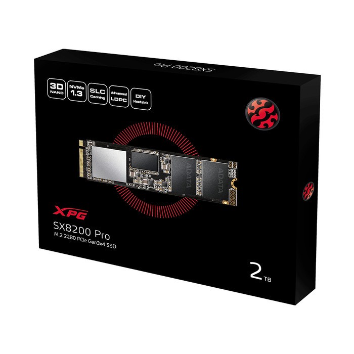 SSD ADATA XPG SX8200 Pro 2TB M.2 NVMe PCIE