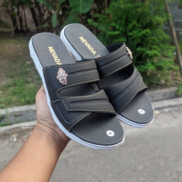 SANDAL FLAT FLIP FLOP WANITA SENDAL CEWEK SLOP RINGAN TEPLEK TREPES TERBARU NVD -21