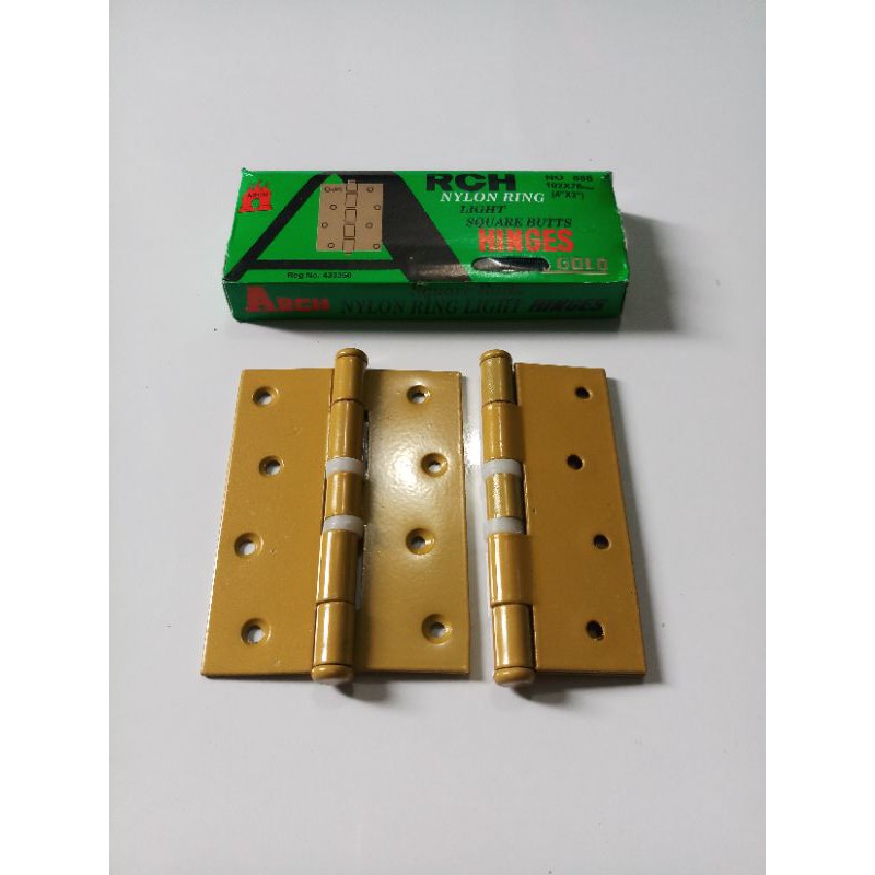 Engsel Nylon ARCH Asli 4inci Gold Pintu Aluminium Jendela Kupu-kupu