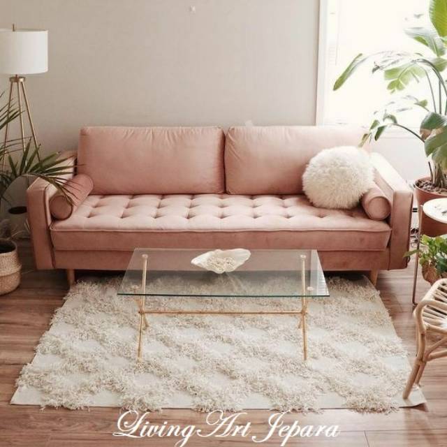Sofa pink vienna sofa 2 seater sofa chester